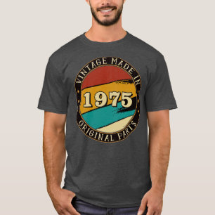 Vintage Made In 1975 Original Parts T-Shirt