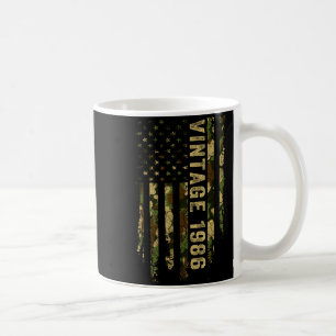Vintage Made In 1986 American Flag 40th Birthday G Coffee Mug