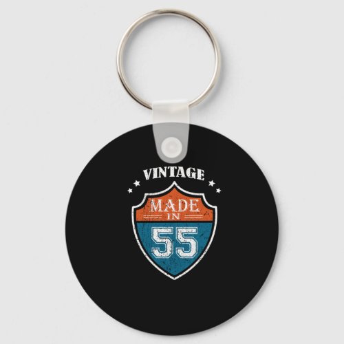 Vintage Made In 55 1955 Birthday Gift Keychain