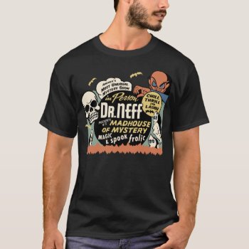 Vintage "madhouse Of Mystery" T-shirt by Vintage_Halloween at Zazzle
