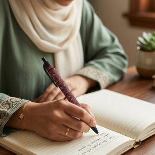Vintage Madinah Masjid Nabawi Red Carpet Pen