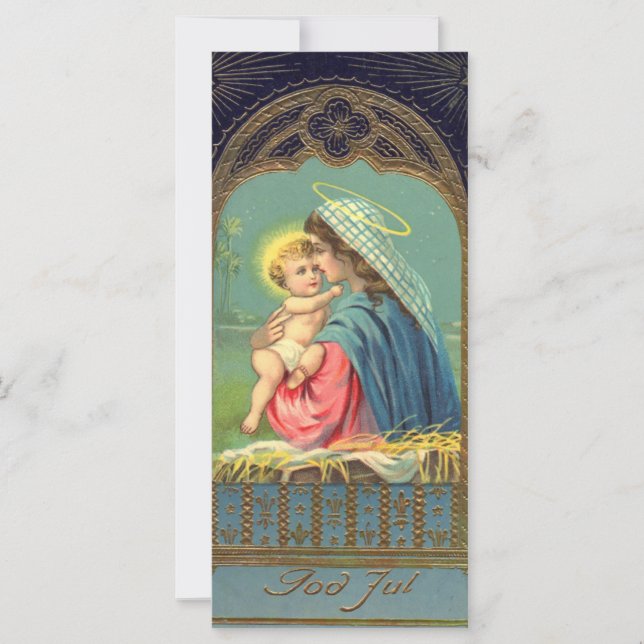Vintage Madonna and Child Christmas (Front)