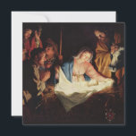 Vintage Madonna And Child Religious Christmas   Holiday Card<br><div class="desc">A vintage religious Christmas Card of virgin Mary and baby Jesus on Christmas eve . A vintage retro nativity scene .For Christians And traditional Catholics. And also the card represents the holy family gathering around the new born God Jesus. Grab this elegant religious Christmas card and send it to your...</div>