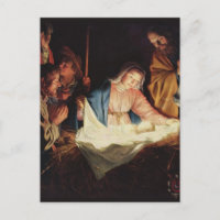 Vintage Madonna And Child Religious Christmas