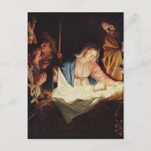 Vintage Madonna And Child Religious Christmas Holiday Postcard