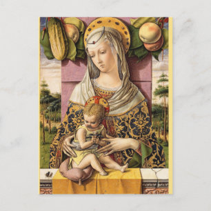 Vintage Madonna And Child Religious Christmas Postcard