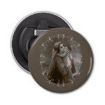 Vintage Madonna and Child with Silver Frame Bottle Opener