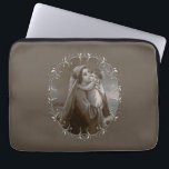 Vintage Madonna and Child with Silver Frame Laptop Sleeve<br><div class="desc">Beautiful depiction of the Vintage Madonna and Child with Silver Frame. A elegant design,  perfect for prints on cards,  apparel,  home décor,  accessories,  and gifts. 
You must know that you get a photo!</div>