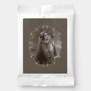 Vintage Madonna and Child with Silver Frame Lemonade Drink Mix