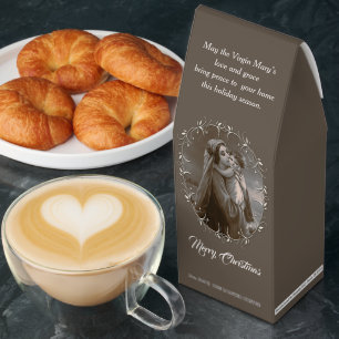 Vintage Madonna and Child with Silver Frame Roasted Coffee