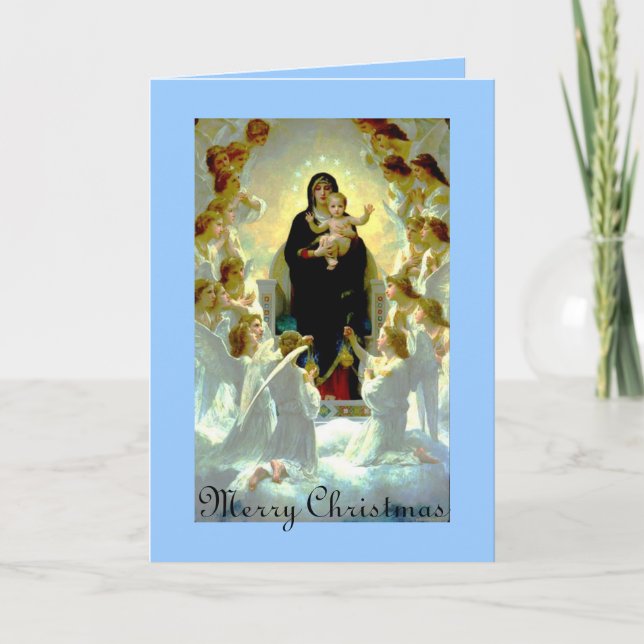 Vintage Madonna Christmas Card (Front)