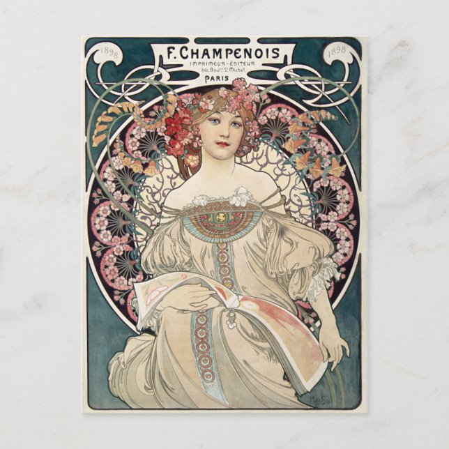 Vintage Magazine Cover  Postcard (Front)