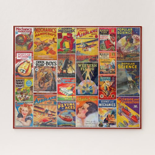 VINTAGE MAGAZINE COVERS 1929_1945 JIGSAW PUZZLE