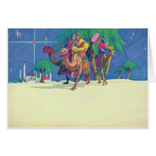 Vintage Magi on Camels (Front Horizontal)