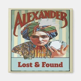 Vintage Magic  Fridge Magnet