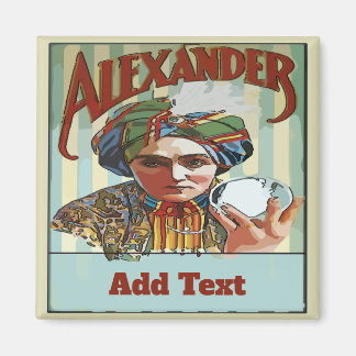 Vintage Magic  Fridge Magnet