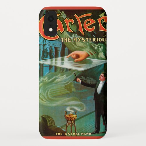 Vintage Magic Poster Carter the Mysterious iPhone XR Case