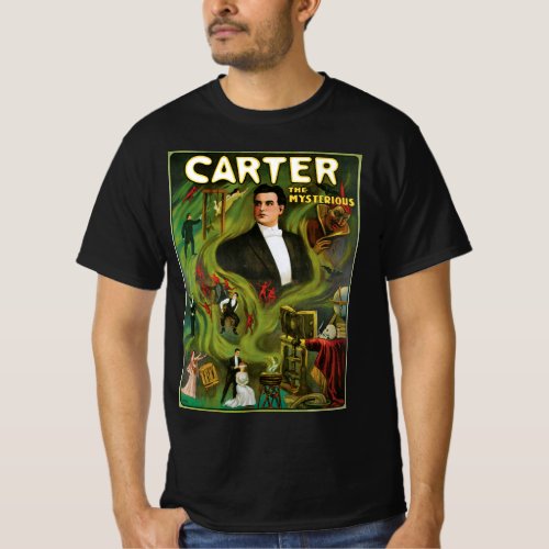 Vintage Magic Poster Carter the Mysterious T_Shirt