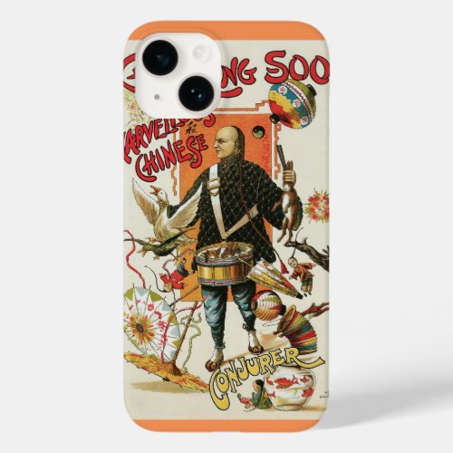 Vintage Magic Poster Magician Chung Ling Soo Case_Mate iPhone 14 Case