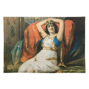 Vintage Magic Poster, Magician Frederick Bancroft Cloth Placemat