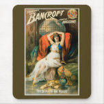 Vintage Magic Poster, Magician Frederick Bancroft Mouse Pad