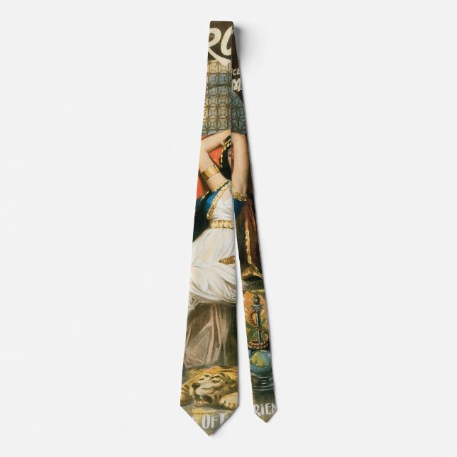 Vintage Magic Poster, Magician Frederick Bancroft Neck Tie (Front)