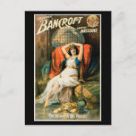 Vintage Magic Poster, Magician Frederick Bancroft Postcard