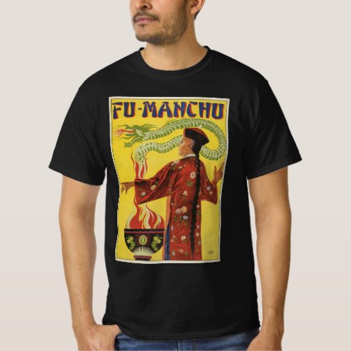 Vintage Magic Poster Magician Fu_Manchu T_Shirt