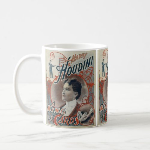 Vintage Magic Poster Magician Harry Houdini Coffee Mug