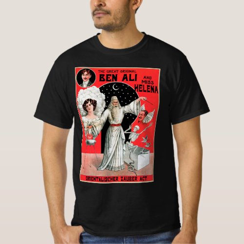 Vintage Magic Poster the Great Original Ben Ali T_Shirt