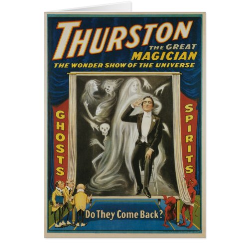 Vintage Magic Poster Thurston The Great Magician
