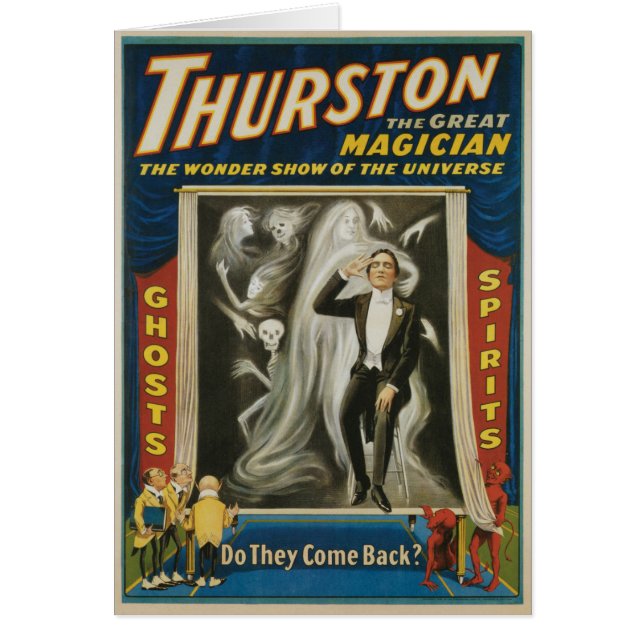 Vintage Magic Poster, Thurston, The Great Magician (Front)