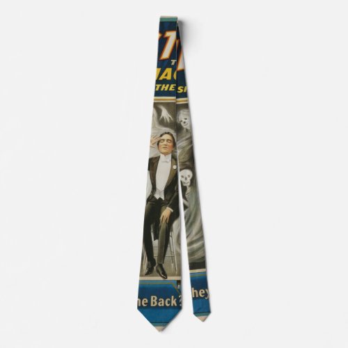 Vintage Magic Poster Thurston The Great Magician Neck Tie