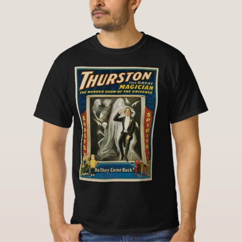 Vintage Magic Poster Thurston The Great Magician T_Shirt