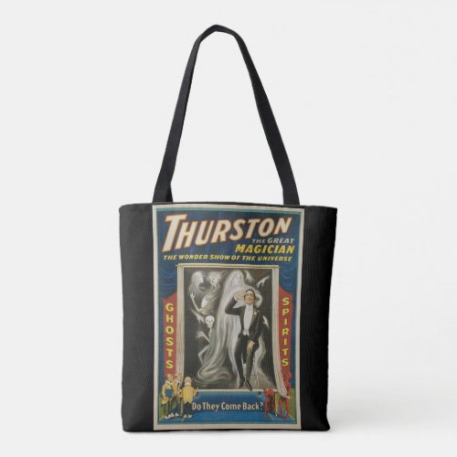 Vintage Magic Poster Thurston The Great Magician Tote Bag