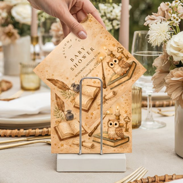 Vintage Magic Potion Baby Shower Napkins (Creator Uploaded)