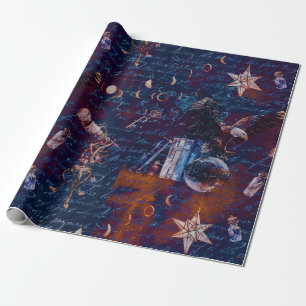Vintage Magical Spell Casting Wrapping Paper