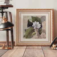Vintage Magnolia Blossom Shabby Elegance