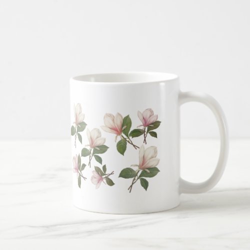 Vintage magnolia flower floral  Classic elegant Coffee Mug