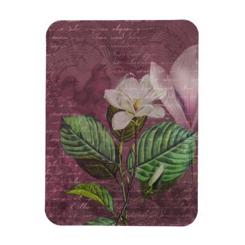 Vintage Magnolia Song Apparel and Gifts Magnet