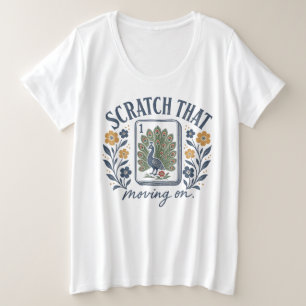 Vintage Mahjong Number 1 Bamboo Tile Plus Size T-Shirt