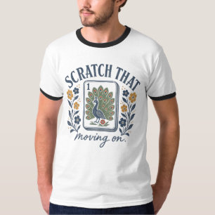 Vintage Mahjong Number 1 Bamboo Tile T-Shirt