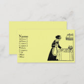 Vintage Maid Business Card (Front/Back)