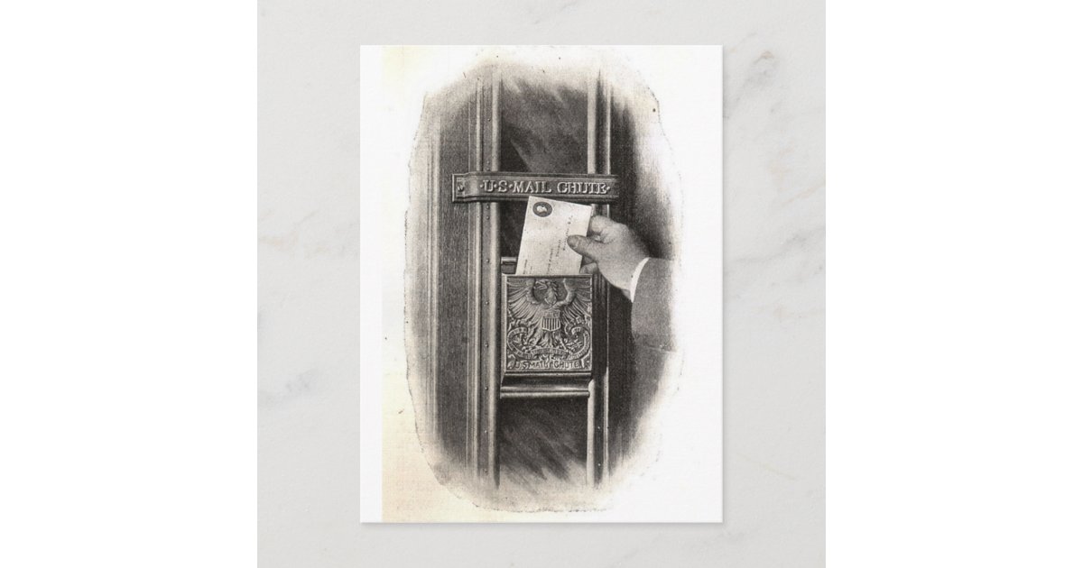 Vintage Mail Box Postcard | Zazzle
