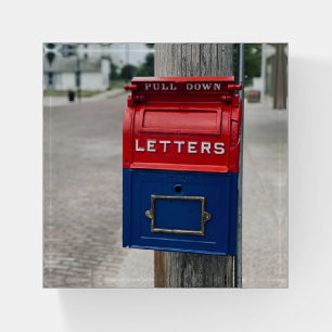 Vintage Mailbox Paperweight