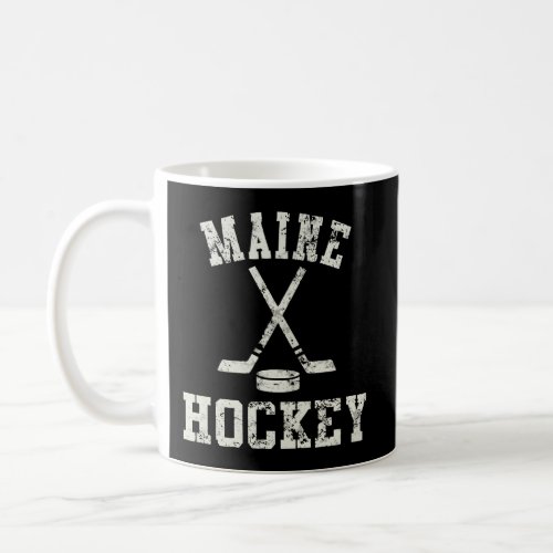 Vintage Maine Hockey Coffee Mug