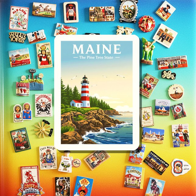 Vintage Maine Magnet (Creator Uploaded)