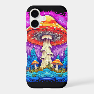 Vintage Majestic Forest Mushroom Art iPhone 17 Case