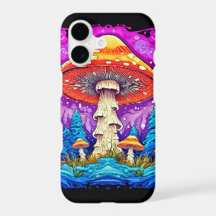 Vintage Majestic Forest Mushroom Art iPhone 17 Case