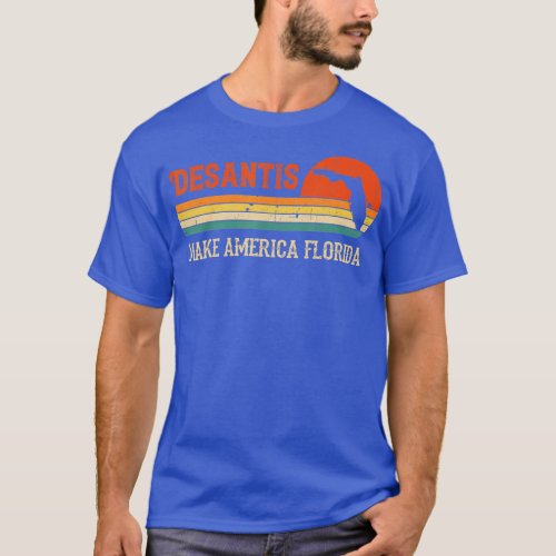 Vintage Make America Florida DeSantis 2024 Electio T_Shirt